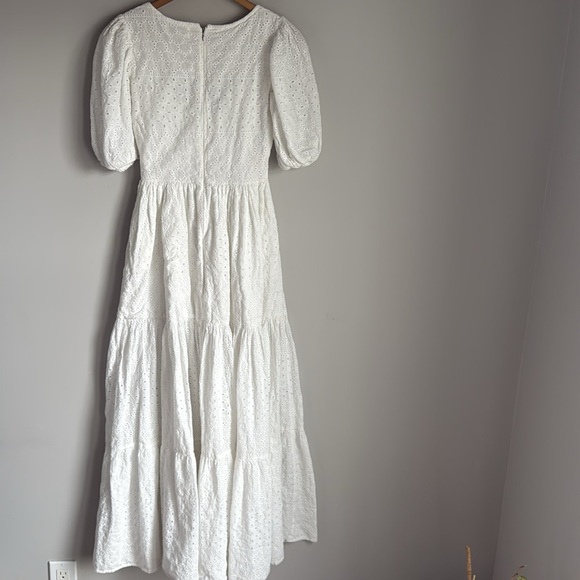Mille Resort Maja Dress in Pearl Eyelet XXS - Picture 3 of 15